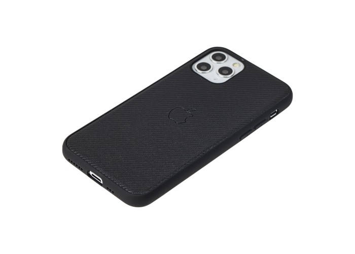 Чехол для iPhone 11 Pro Fiber Logo черный
