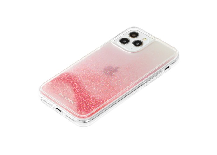 Чехол для iPhone 11 Pro Gcase star whispen mate блестки вода розовый