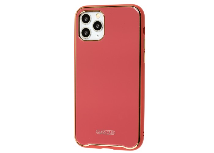 Чехол для iPhone 11 Pro Glass Premium марсала