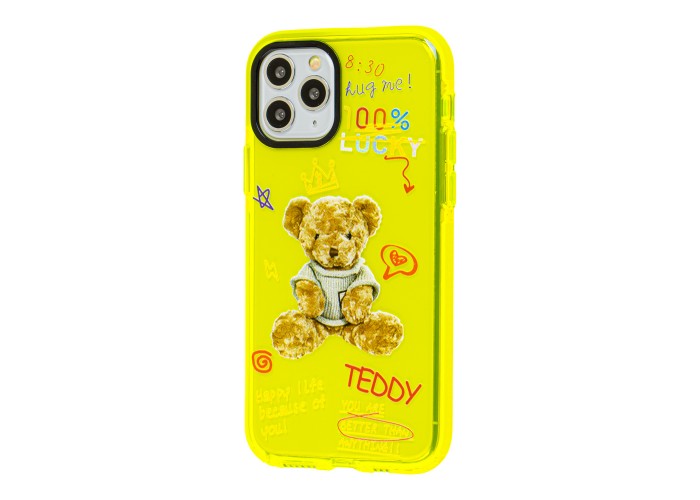 Чехол для iPhone 11 Pro Neon print Teddy