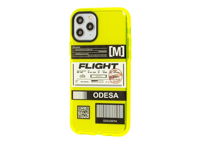 Чехол для iPhone 11 Pro Neon print flight