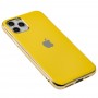 Чехол для iPhone 11 Pro Silicone case матовый (TPU) желтый