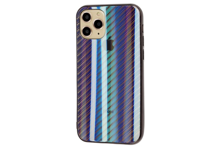 Чехол для iPhone 11 Pro Carbon Gradient Hologram черный
