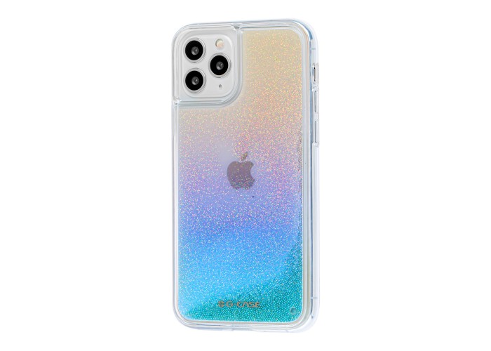 Чехол для iPhone 11 Pro Gcase star whispen GRD блестки вода голубой