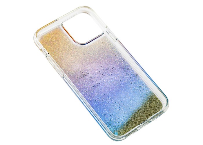Чехол для iPhone 11 Pro Gcase star whispen GRD блестки вода голубой