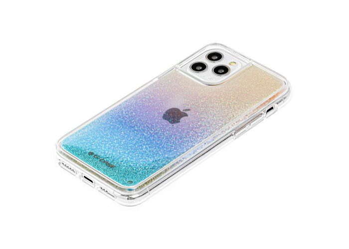 Чехол для iPhone 11 Pro Gcase star whispen GRD блестки вода голубой