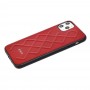 Чехол для iPhone 11 Pro Jesco Leather красный