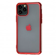 Чехол для iPhone 11 Pro Metall Effect красный