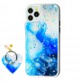 Чехол для iPhone 11 Pro блестки print + popsocket 