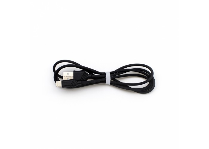 Кабель Hoco X6 Khaki Lightning Charging Cable (1 m) черный