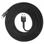 Кабель USB Baseus Cafule Lightning 2A 3m черно-серый