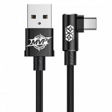 Кабель USB Baseus MVP Elbow Type-C 2.4A 1m черный