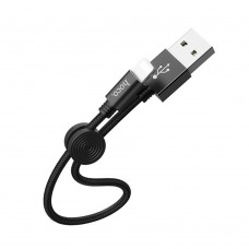 Кабель USB Hoco X35 Lightning Premium Charging 2.4A 0.25m черный