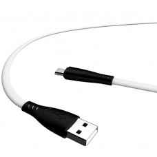 Кабель USB Hoco X42 Food grade microUSB 2.4A 1m белый