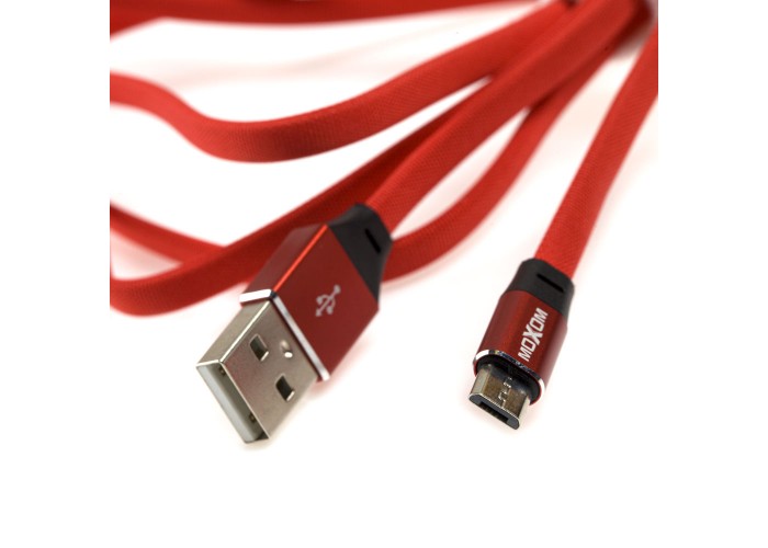 Кабель USB Moxom MX-CB06 microUSB 2.4A красный