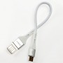 Кабель USB Moxom MX-CB07 microUSB 2.4A 0.2m белый