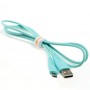 Кабель USB Moxom MX-CB21 microUSB 2.4A 1m голубой