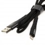 Кабель USB Moxom MX-CB28 lightning 2.4A 1m черный