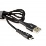 Кабель USB Moxom MX-CB28 microUSB 2.4A 1m черный