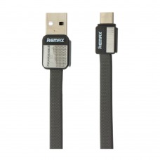 Кабель USB Remax RC-044a Type-C Platinum Metal 1m черный