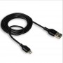 Кабель USB XO NB103 Lightning 2.1A 1m черный