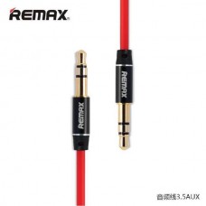 Кабель Remax AUX RM-L100 3.5 miniJack male to male 1.0м красный
