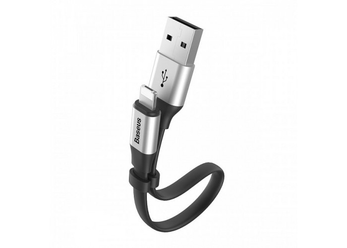 Кабель USB Baseus Micro/Lightning Nimble 2-1 2.0A 0.23m серебристый