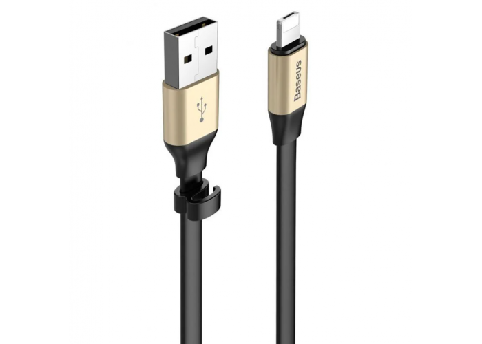 Кабель USB Baseus Micro/Lightning Nimble 2-1 2.0A 0.23m золотистый