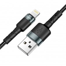 Кабель USB Hoco DU46 Charging lightning 1m черный