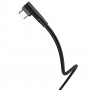 Кабель USB Hoco U83 Puissant Silicone Type-C 3A 1,2m черный