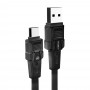 Кабель USB Moxom MX-CB29 microUSB 2.4A 1m черный