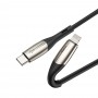 Кабель USB Baseus Horizontal Type-C to Lightning PD 18W 2m черный