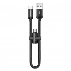 Кабель USB Baseus U-shaped Portable Type-C/Lightning Cable черный