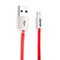 Кабель USB Cable Aspor lightning A108 iPhone 5 Red (красно-белый)