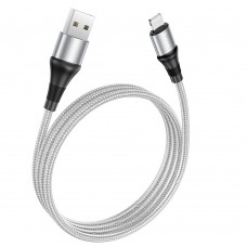 Кабель USB Hoco X50 Excellent Lightning 1m серый