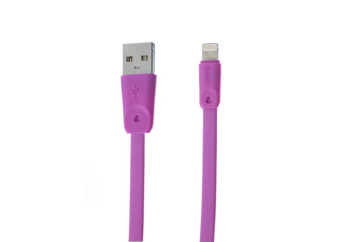 Кабель USB Hoco X9 Rapid Lightning Cable (1 m) розовый