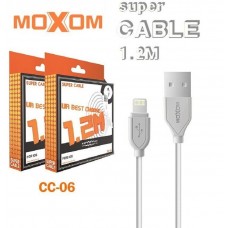 Кабель USB Moxom CC-06 lightning 1.2m белый