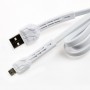 Кабель USB Moxom MX-CB14 microUSB 2.4A 1m белый