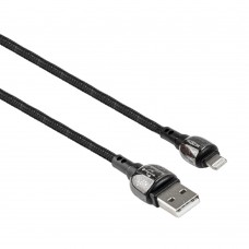 Кабель USB Moxom lightning MX-CB44 Zinc Alloy 2.4A 4m черный