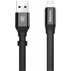 Кабель USB Baseus Lightning Nimble 2-1 lightning 2A 0.23m черный