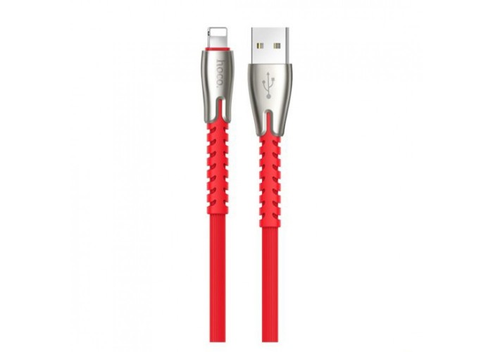 кабель USB Hoco U58 Core Lightning 1.2m красный