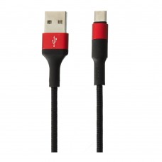 Кабель USB Hoco X26 Xpress microUSB 1m черно-красный