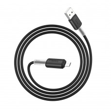 Кабель USB Hoco X48  Soft Silicone microUSB 2.4A 1m черный