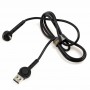 Кабель USB Moxom MX-CB01 lightning 2.4A 1m черный