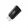 Переходник XO NB131 microUSB to Type-C черный