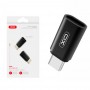 Переходник XO NB131 microUSB to Type-C черный