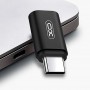 Переходник XO NB131 microUSB to Type-C черный