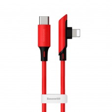 Кабель USB Baseus Colorful Elbow Type-C to lightning 18W 1.2m dreen красный