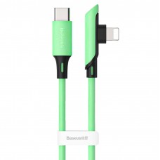 Кабель USB Baseus Colorful Elbow Type-C to lightning 18W 1.2m dreen зеленый
