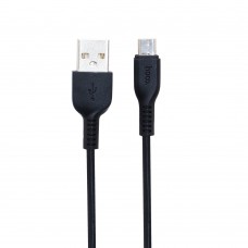 Кабель USB Hoco X20 microUSB 2m черный
